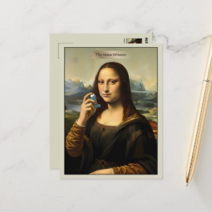 Cartão Postal Arte Divertida Paródia