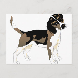 Cartão Postal arte do beagle 2