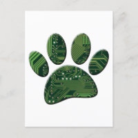 Arte do Conselho do Circuito de Pawprint do Cão