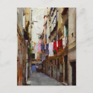 Cartão Postal Arte do Dia de Lavagem