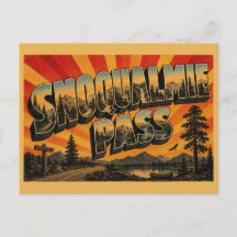 Arte do Lago da Floresta da Montanha de Snoqualmie