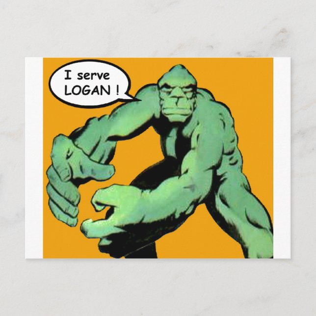 Cartão Postal Arte do livro em quadrinhos (Frente)