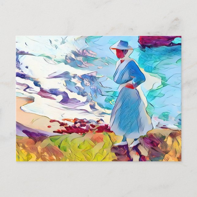 Cartão Postal Arte do Mar (Frente)