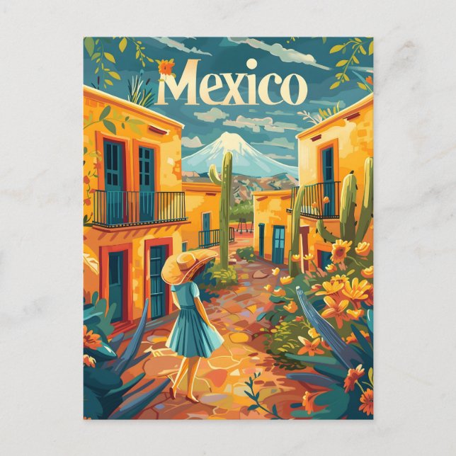 Cartão Postal Arte do México (Frente)