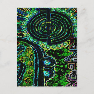 Cartão Postal Arte do mistério