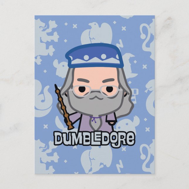 Cartão Postal Arte do Personagem de desenho animado Dumbledore (Frente)