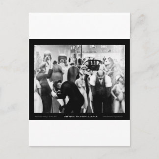 Cartão Postal Arte do Renascimento de Harlem - "Cinturão Negro"