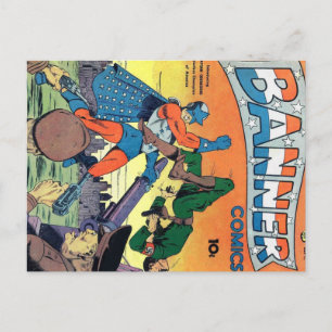 Cartão Postal Arte em quadrinhos de idade do ouro - Histórias em