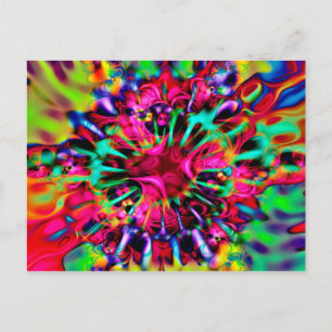 Cartão Postal Arte Fractal Apophysis Caleidoscópio - I