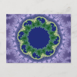 Cartão Postal Arte fractal do Kolo