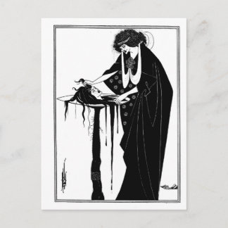 Cartão Postal Arte gótica nouveau Nouveau, gótico preto e branco