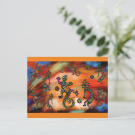 Cartão Postal Arte Kokopelli