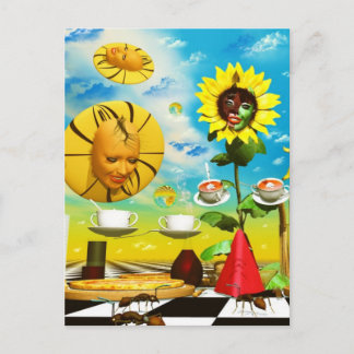 Cartão Postal Arte legal por pinturas surreais de Lenny