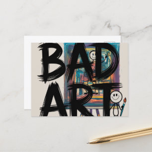 Cartão Postal Arte Má