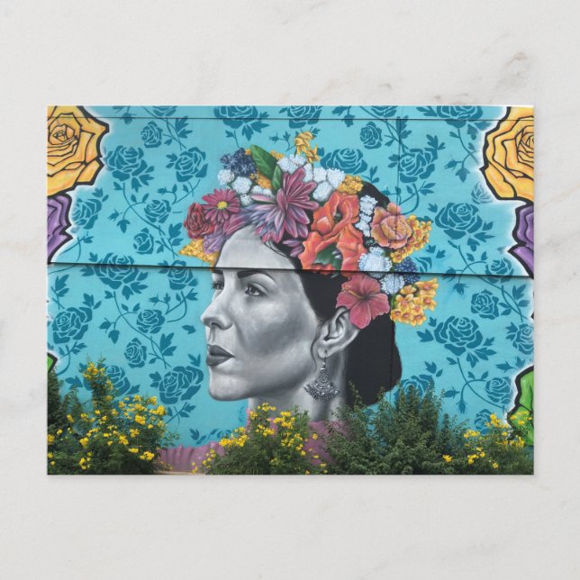 Cartão Postal Arte Mural em San Antonio (Frente)