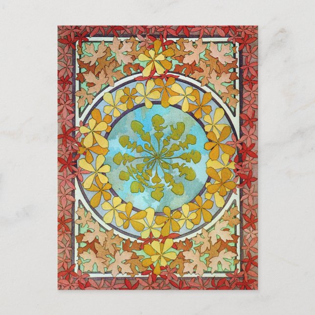 Cartão Postal Arte Nova Antiga (Frente)