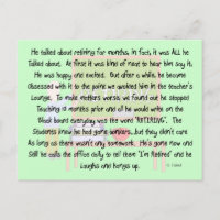 Arte "Obcecado com a Aposentação"