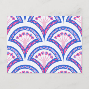 Cartão Postal Arte Ornamental Vintage Elegante