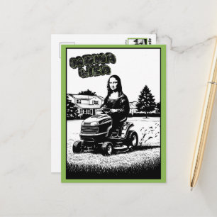 Cartão Postal Arte Paródica Divertida