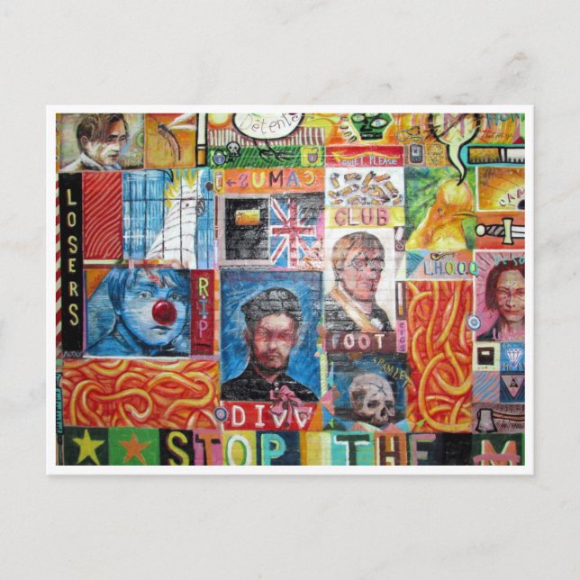 Cartão Postal arte perdedora (Frente)