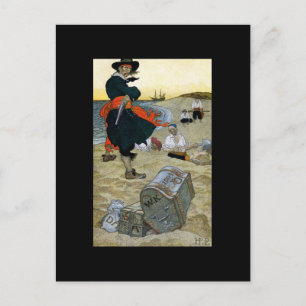 Cartão Postal Arte Pirata