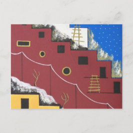 Cartão Postal Arte popular exclusiva do sudoeste do Adobe