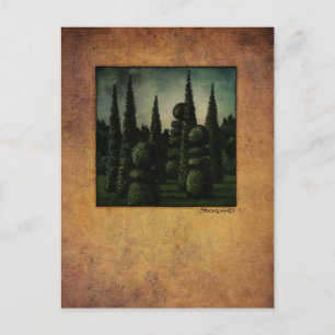 Cartão Postal Arte Secreta do Jardim de Moonrise