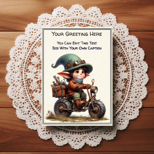 Cartão Postal Arte Steampunk de Sentimento Diário Caprichoso