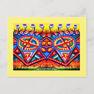 Cartão Postal Arte subterrânea secreta