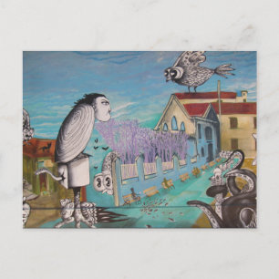 Cartão Postal arte surreal do valparaíso
