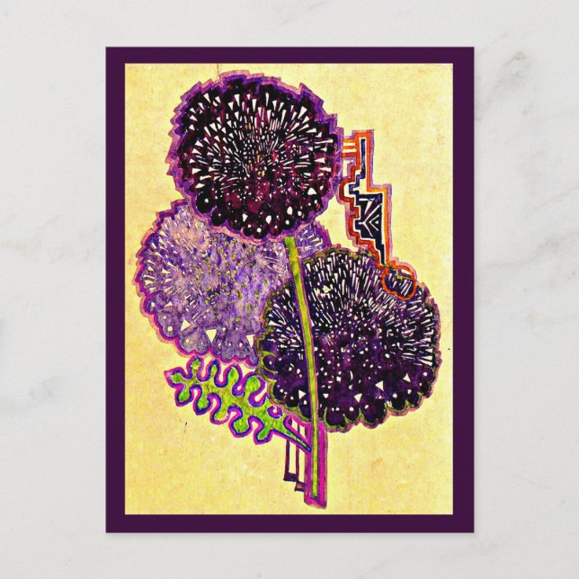 Cartão Postal-Arte Vintage-Charles Rennie Mackinto (Frente)