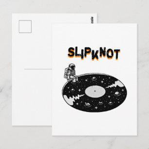 Cartão Postal arte visual do slipknot
