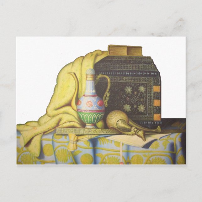 Cartão Postal Artefatos Egípcios: Segredos dos Faraós (Frente)