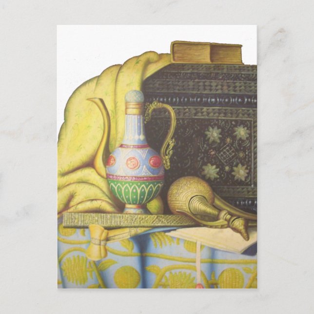 Cartão Postal Artefatos Egípcios: Segredos dos Faraós (Frente)