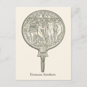 Cartão Postal Artefatos Etruscos 4