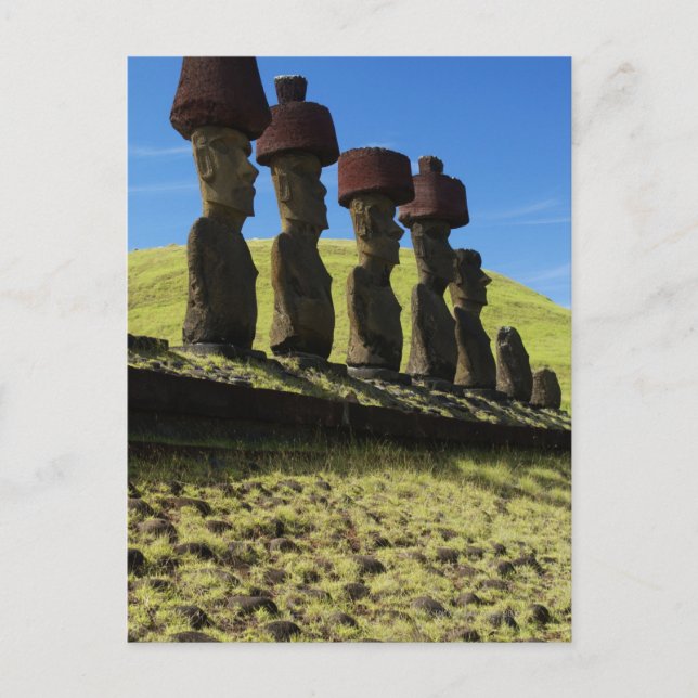 Cartão Postal Artefatos Rapa Nui, Ilha Páscoa (Frente)