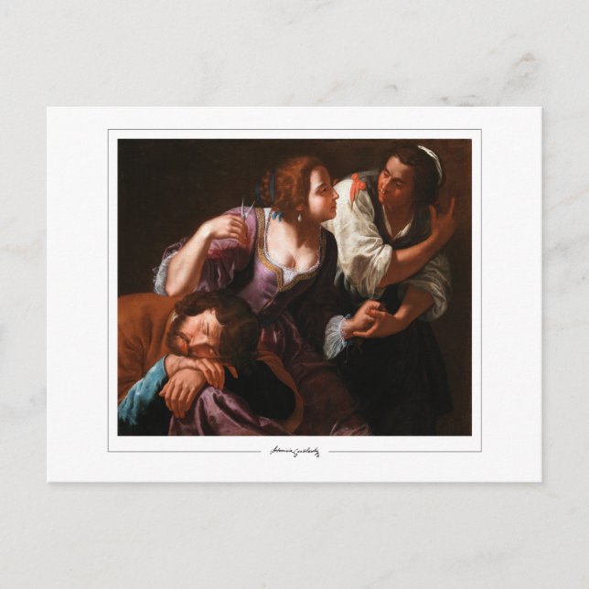 Cartão Postal Artemisia Gentileschi #17 - Belas Artes (Frente)