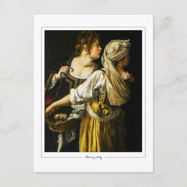 Cartão Postal Artemisia Gentileschi #3 - Belas Artes (Frente)