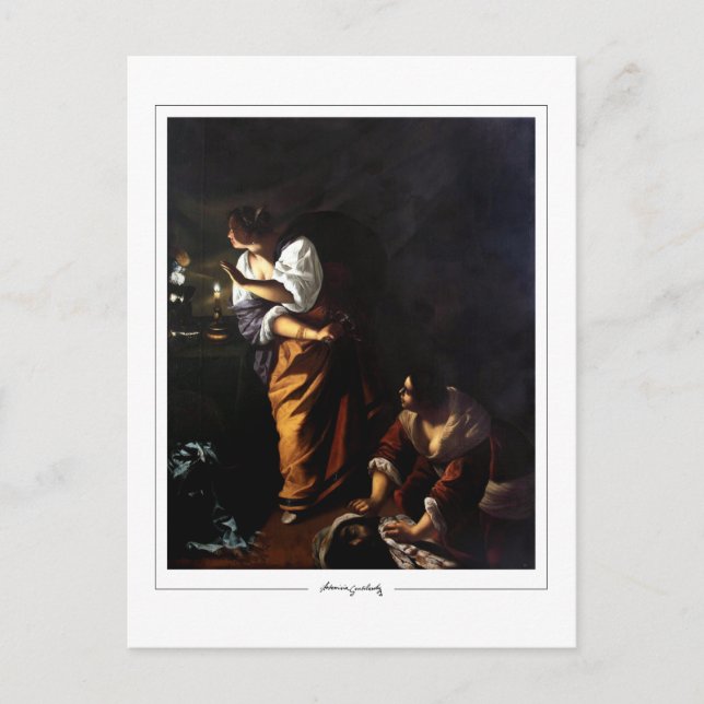 Cartão Postal Artemisia Gentileschi #55 - Belas Artes (Frente)