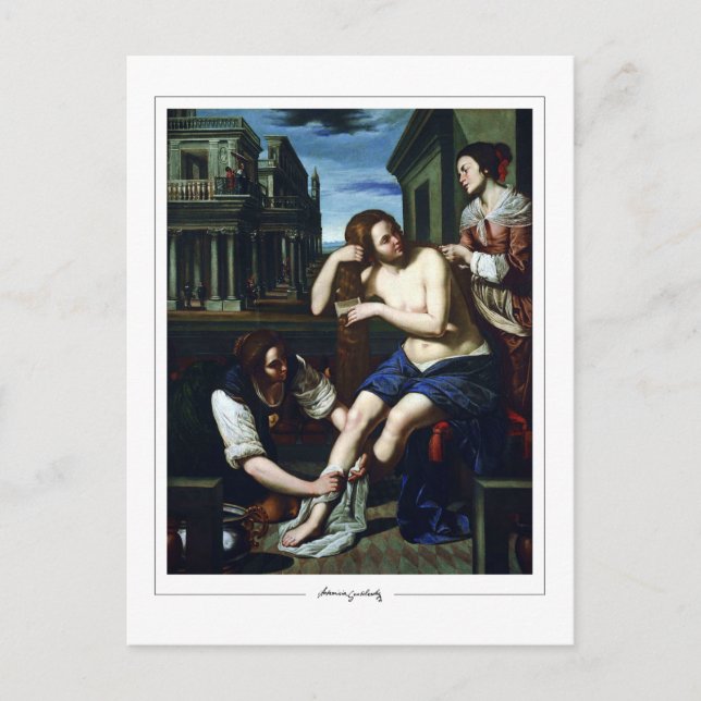 Cartão Postal Artemisia Gentileschi #73 - Belas Artes (Frente)