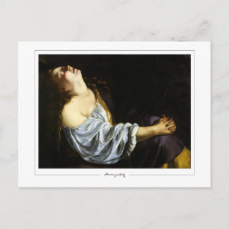 Cartão Postal Artemisia Gentileschi #86 - Belas Artes