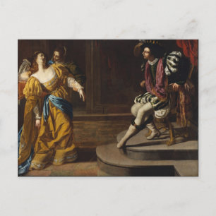 Cartão Postal Artemisia Gentileschi Art