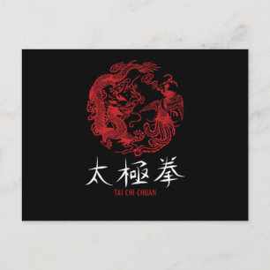 Cartão Postal Artes Marciais Autodefesa Meditar Ioga Tai Chi Ch