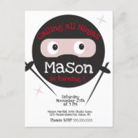 Artes Marciais Ninja Karate Meninos Aniversário Qu