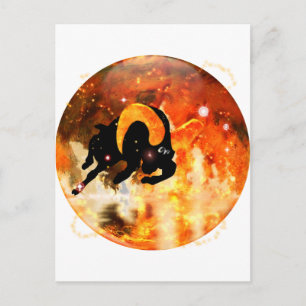 Cartão Postal Artesanato Dungeon Zodiac - Aries