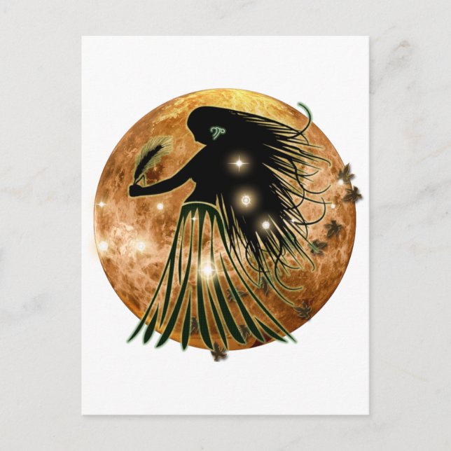 Cartão Postal Artesanato Dungeon Zodiac - Virgo (Frente)