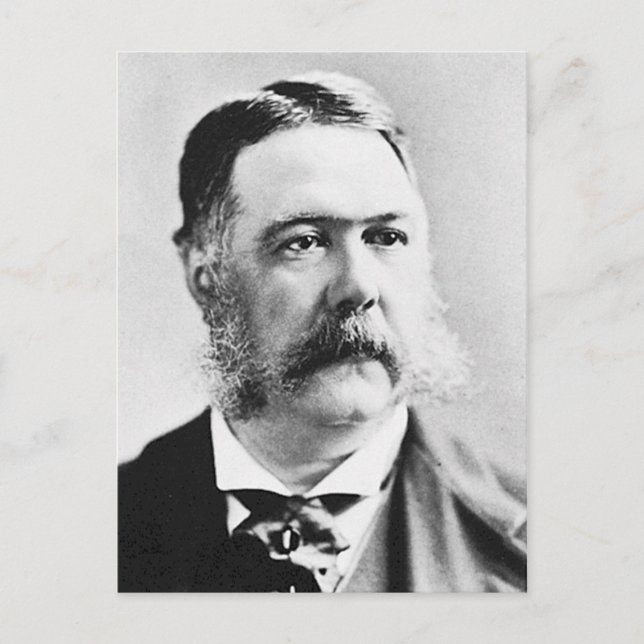 Cartão Postal Arthur ~ Chester Alan / Presidente dos Estados Uni (Frente)