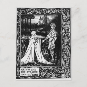 Cartão Postal Arthur e o estranho manto