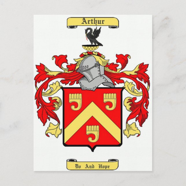 Cartão Postal arthur (irlandês) (Frente)