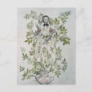 Cartão Postal Arthur Rackham   No meio de uma árvore sentou-se 